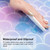 QIYI Multifunctional Office Desk Pad, Water-Resistant PU Leather Mouse Pad, Home Dcor Large Desk Organizer Mat, Non Slip Base Writing Pads for Home & Office 31.5" x 15.7" - Mermaid Scales