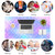 QIYI Multifunctional Office Desk Pad, Water-Resistant PU Leather Mouse Pad, Home Dcor Large Desk Organizer Mat, Non Slip Base Writing Pads for Home & Office 31.5" x 15.7" - Mermaid Scales