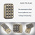 Fidget Toys Adults Metal Fidget Slider Magnetic EDC Haptic Fidget Toys for Adults - Yellow
