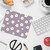Square Mouse Pad with Stitched Edge, Premium Mousepad Washable Cloth. Computer Mouse Pad with Non-Slip Rubber Base, Mouse Pads for Computers Laptop Mouse 9.25x7.75x0.12 inch-Flower6