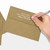 LUXPaper A7 Invitation Envelopes for 5x7 Cards | Peel & Press | 5 1/4" x 7 1/4" | Grocery Bag Brown | 70lb. Text | 50 Qty.