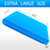 Hvllyan Gel Seat Cushion for Long Sitting (Thick & Extra Large), Gel Cushion for Wheelchair Soft, Gel Chair Cushion, Gel Car Seat Cushion Breathable, Gel Seat Cushion for Office Chair for Hip Pain