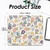 Square Mouse Pad with Stitched Edge, Premium Mousepad Washable Cloth. Computer Mouse Pad with Non-Slip Rubber Base, Mouse Pads for Computers Laptop Mouse 9.25x7.75x0.12 inch-Flower5