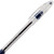 Pentel R.S.V.P. Ballpoint Pens, Fine Point, 0.7 mm, Clear Barrel, Blue Ink, Pack of12