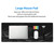 Extended Gaming Mouse Pad, Large Gaming Mouse Waterproof with Stitched Edges, Non-Slip Desktop Pad for Home and Office, Level Up Your 31.5x11.8 Inch (Black Wave)