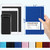 Blank Journal/Notebook - Classic Notebook/Journal with Ribbon Divider, Hardcover with Thick Paper, 5.3'' x 8.26'', Banded + Pen Holder +Inner Pocket - Deep Blue