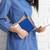 Blank Journal/Notebook - Classic Notebook/Journal with Ribbon Divider, Hardcover with Thick Paper, 5.3'' x 8.26'', Banded + Pen Holder +Inner Pocket - Deep Blue