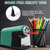 Heavy Duty Electric Pencil Sharpener, 6 Holes, AFMAT Classroom Pencil Sharpener for 6-11mm Pencils, Auto Stop, Super Fast, Save Pencils, School Teacher Must Have Pencil Sharpeners Plug in, Green