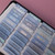 UPAFEXXI-Laminated Bible Tabs (Gold Foil Embossed Lettering), Bible Tabs for Women and Men, Reposition Large Print Stickers, Easy to Read and Apply, 80Chapters Labels for Easy Navigation(Blue)
