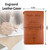 Personalized Pastor Appreciation Gifts, Pastor Engraved Leather Journal - Hebrew 6:10, Pastor Gifts for Men, Christmas Gifts for Pastor Thank You Journal, Custom Pastor Birthday, Priest Gift Ideas