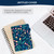 Taja Hardcover Address Book with Alphabetical Tabs, Large Print for Record Contacts, Small Address Book to Store All Your Important Information in One Place - Spring Flowers