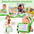 AiTuiTui Magnetic Drawing Board Toddler Toys Gift for 2 3 Year Old Girls Boys, Sketch Writing Doodle Pad Toddlers Age 2-4 Travel Games, Educational Learning Kids Toys for Birthday (Green)