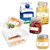 500 Blank Removable Freezer Labels Water Oil Resistant with Perforation Line for Food Containers Jars Pantry Organization