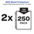 Avery Diamond Clear Heavyweight Sheet Protectors for 3 Ring Binders, Easy Load, 2 Packs, 500 Page Protectors Total (46022)