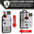 ID Stronghold - RFID Blocking Secure Badge Holder - Duolite 2 Card ID Holder - Poly Carbonate - Heavy Duty Hard Plastic ID Badge Holder - USA Molded and Assembled - FIPS 201 Approved - Black