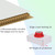 MEBRUDY 10x7x3 Inches Shipping Boxes Pack of 25, White Corrugated Cardboard Box for Mailing Packing Literature Mailer