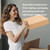 MEBRUDY 13x10x3 Inches Shipping Boxes Pack of 25, Small Corrugated Cardboard Box for Mailing Mailer Packing, Brown