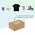 MEBRUDY 4x4x2 Inches Shipping Boxes Pack of 25, Small Corrugated Cardboard Box for Mailing Packing Literature Mailer