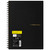 Maruman MNEMOSYNE Notebook 8.27 x 5.83 Inches (A5), 8mm ruled 24-line, 80 Sheets, Black, 1 ea. (N175)