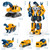 MIEBELY Toddler Robot Construction Vehicles Set  5Pcs Transforming Robots for Kids - Magnetic Toys with Sturdy Connectors  Easy DIY Assembly Function  5-in-1 Educational STEM Toys