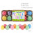 Kid Made Modern Glitter Egg Chalk - Set of 12 Assorted Vibrant Egg-Shaped Chalks for Kids - Non-Toxic, Washable, Dust-Free & Mess-Free - Fun Crafting & Drawing for Kids Ages 3+ and Beyond