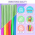 BUNMO Easter Basket Stuffers - Stretchy Strings - Sensory Toys - Stimulating & Addictive Sensory Toys for Kids - Fidget - Easter Basket Stuffers for Kids - Non-Mouthable Toy 3+ - Glow 6 Pack