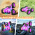 Terucle Remote Control Car, Rc Cars Stunt RC Car Toys New Upgraded Strip Lights and Headlights Car Toys Double-Sided 360 Rotating 4WD Rc Drift Truck for Boys Girls Birthday Gift (Purple)