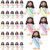 Bememo 25 Pcs Little Jesus Figures Original Design Mini Rubber Jesus Toys to Hide and Seek Religious Party Favors Sunday School Baptism Gifts (Macaron Color)