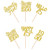 30PCS Straight Outta 1950 Cupcake Toppers Gold Glitter Seventy Five Happy 75th Birthday Cupcake Picks Cheers to 75 Fabulous Cake Decorations for 75th Birthday Anniversary Party Decoration Supplies