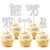 30 PCS 70th Birthday Cupcake Toppers Glitter Seventy Happy 70th Straight Outta 1955 Cupcake Picks for Cheers to 70 Fabulous 70th Birthday Anniversary Party Cake Decorations Supplier Silver