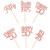 30PCS 50th Birthday Cupcake Toppers Glitter Fifty Happy 50th Straight Outta 1975 Cupcake Picks for Cheers to 50 Years 50th Birthday Wedding Anniversary Party Cake Decorations Supplies Rose Gold