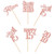 30PCS 15th Birthday Cupcake Toppers - Glitter Fifteen Happy 15th Straight Outta 2010 Cupcake Picks for Cheers to 15 Years Wedding Anniversary Party Decorations Supplies - Rose Gold
