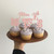 30PCS 15th Birthday Cupcake Toppers - Glitter Fifteen Happy 15th Straight Outta 2010 Cupcake Picks for Cheers to 15 Years Wedding Anniversary Party Decorations Supplies - Rose Gold