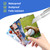 QTYORD 400Pcs Top Loaders for Cards (200Pcs Hard Plastic Card Holders & 200Pcs Penny Card Sleeves) 3" x 4" Toploaders, Card Protector Sleeves for Baseball Football Sports Cards, Standard Trading Cards