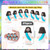 Bememo 25 Pcs Little Jesus Figures Original Design Mini Rubber Jesus Toys to Hide and Seek Religious Party Favors Sunday School Baptism Gifts(Cyan Blue)