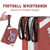 Mlikero 720 Pockets Football Card Binder, Sports Card Binder with Card Display Design, Premium Card Ablums with Sports Pattern Wristband Fit for Football Cards 2025