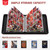 Mlikero 720 Pockets Football Card Binder, Sports Card Binder with Card Display Design, Premium Card Ablums with Sports Pattern Wristband Fit for Football Cards 2025