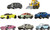 Matchbox Toy Cars or Trucks 8-Pack, Set of 8 Die-Cast 1:64 Scale Vehicles, Themed Multipack, Including 1 Exclusive (Styles May Vary)