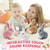 My Realistic Bunny Toy Easter Basket Stuffer, 2025 New Interactive Bunny Toys Bunnies Can Walk and Talk, Handmade Hopping Realistic Rabbit Toy for Kids (White)