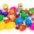 NEWBEA 24 Pcs Filled Easter Eggs with Plush Animal Toys,Plastic Easter Eggs with Toys Basket Stuffers Fillers, Classroom Prize Supplies