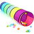 Kids Play Tunnel for Toddlers, Colorful Pop Up Crawl Through Tunnel Play Tent for Baby or Dog Cat Pet with Breathable Mesh, Collapsible Gift for Boy Girl Game Indoor Outdoor Toy