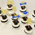36 PCS 2025 Graduation Theme Cupcake Toppers Glitter Class of 2025 Cupcake Picks Diploma Graduation Cap Cupcake Decorations for 2025 Graduation Theme Party Cake Decorations Supplies Blue God