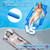 Hipsignal Inflatable Pool Float with Side Cushions, Anti-Tipping Floating Lounger for Adults, Heavy-Duty UV-Resistant Pool Raft for Relaxing in Pool, Beach & Lake-2 Pack