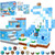 ToyUnited Magnetic Blocks - 100PCS Magnetic Building Blocks Glacier Castle, STEM Montessori Sensory Toys for Toddlers Kids Boys Girls Ages 3 4 5 6 7 8 9 10 Holiday Easter Birthday Gifts ToyUnited Magnetic Blocks - 100PCS Magnetic Building Blocks Glacier Castle, STEM Montessori Sensory Toys for Toddlers Kids Boys Girls Ages 3 4 5 6 7 8 9 10 Holiday Easter Birthday Gifts