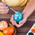 SallyFashion 15 PCS Fake Easter Eggs, Wooden Play Kitchen Egg Toys for Kids Dying Painting Egg Hunts Basket