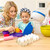 SallyFashion 15 PCS Fake Easter Eggs, Wooden Play Kitchen Egg Toys for Kids Dying Painting Egg Hunts Basket