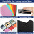 Night Blue MTG Card Sleeves 200 Pack, Standard Card Sleeves Sturdy MTG Sleeves Matte Back Finish, Perfect Shuffling - Protect All Your Trading Cards Collectible Cards by Fabmaker, Never Tear