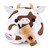 Snackles Series 2 8-inch by ZURU Cuddly Squishy Comfort 8-inch Plush with Licensed Snack Brand Accessory (Cow&Kung Fu Tea Bubble Tea)