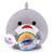 Snackles Series 2 8-inch by ZURU Cuddly Squishy Comfort 8-inch Plush with Licensed Snack Brand Accessory (Shark&Sonic Burger)