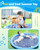 Peteast Dog Splash Pad 59" Anti-Slip Dog Pools for Large Dogs 0.58 mm Thick Dog Sprinkler Water Toy
